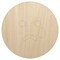 Sad Tear Crying Frown Face Emoticon Unfinished Wood Shape Piece Cutout for DIY Craft Projects